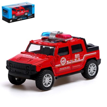 Metal machine "Fire Service", scale 1:43, inertia