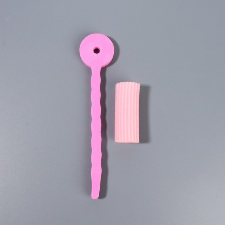 Bigudi with a fixator, D = 3.4 cm, 16.5 cm, set - 3 pcs, multi -colored-3