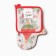 Set of kitchen. Dolyana "playful holiday": mittens 20x28 cm, severity 17x17 cm, 35% HL, 65% PE