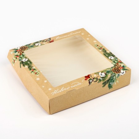 Folding box “Magic New Year!”, 20 x 20 x 4 cm, New Year-1
