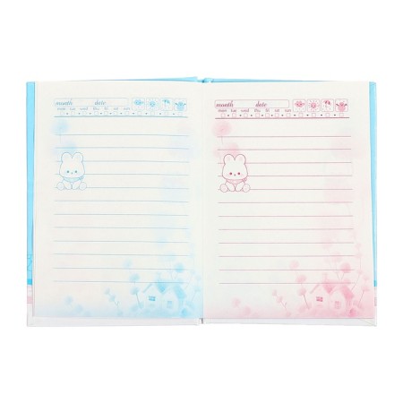 Gift notebook, 45 sheets, line, on the castle of the cats (16.3x12.7cm)-4