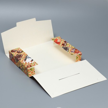 Box a gift folding envelope, packaging, "Gentleman", 31 x 22 x 5 cm-5