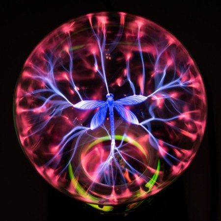 Plasmic ball "Dragonfly", 21 cm Risalux-3