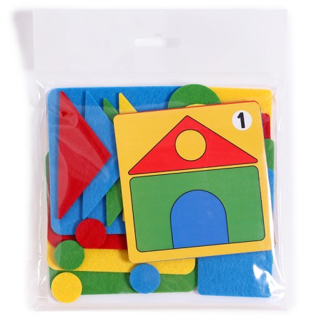 Counting material “Figure hide and seek. Houses "-5