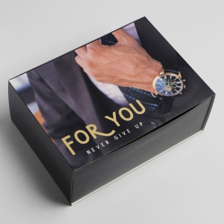 Gift folding box, packaging, "Gentleman", 25 x 18 x 10 cm