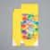 Gift folding box, packaging, “Happy Birthday!”, 16 x 23 x 7.5 cm