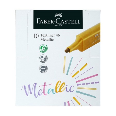 Faber-Castell TL 46 Metallic, flickering gold, 1-5 mm, 154650-4