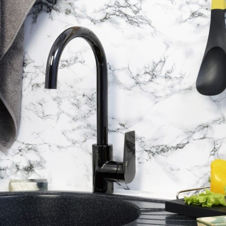 Kitchen mixer Wasserkraft Glan 6607, single -leaf, pour length 173 mm, black