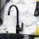 Kitchen mixer Wasserkraft Glan 6607, single -leaf, pour length 173 mm, black