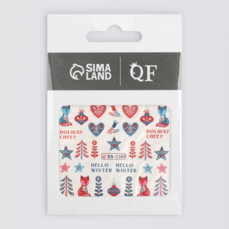 Nail Slider design 6.5*5.5cm BN-2389 (FAS 6pcs Price per pcs) CAP CAF-2