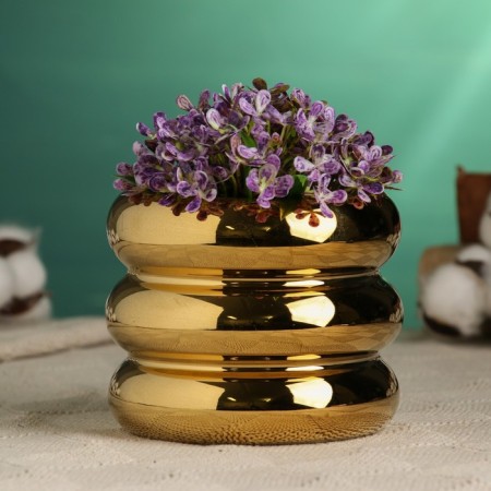 Pot "Hannana" 11x10cm, golden
