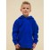 Sweatshirt for boys, height 110 cm, color ultramarin