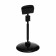 Caucasus holder on a round stand, plastic, leg 5 cm, h = 9 cm, black color