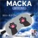 Mask for sleep "Paws", 19 × 9.5 cm, elastic band is single, Mix color