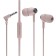 Headphones More Choice G20, microphone, vacuum, 95 dB, 32 Ohm, 3.5 mm, 1.1 m, pink