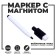 Water -based markers with a washing machine 2 pcs., Black color, 2 magnets