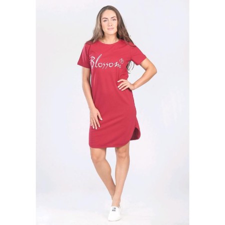 Tunic Blossom, size 44, burgundy color