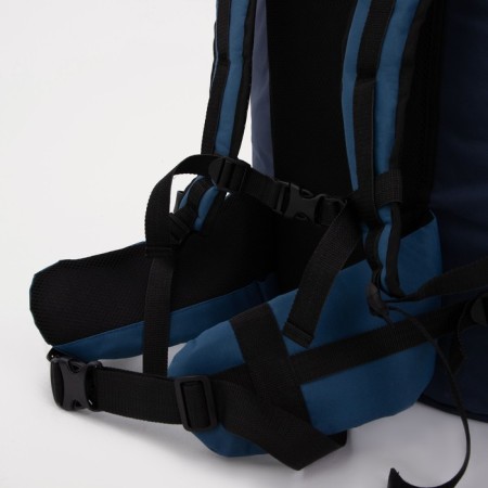 Tourist backpack, TAIF, 100 liters, lightning department, blue color-5