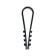 Dowel-Homut "Tundra", for a round cable, nylon, 11-18 mm, black, 100 pcs