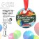 Medal Magnet for graduation "Graduate of primary school", Diam. 6 cm