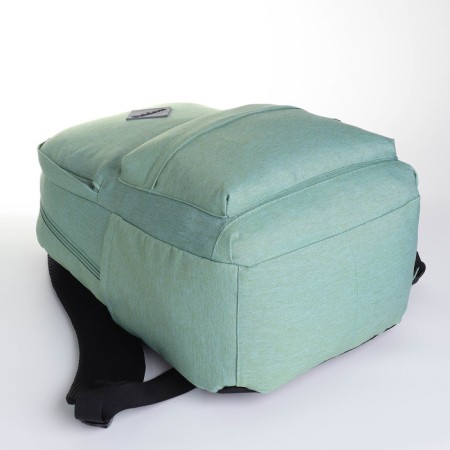 School backpack from lightning textiles, Fulldorn, 4 pockets, green color-4