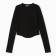 Women's longing, black color, size 40-44