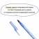 A set of ballpoint pens 4 pieces of BIC "Round stic Classic", 1.0 mm node, average letter, blue ink