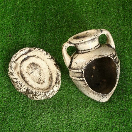 Pot "Amphora Lada" Small, with a tray-4