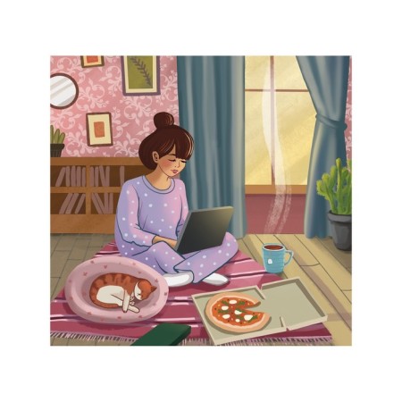 Organizer in a bathtub on the suction cups "Home Evening", for storing toys and trifles, size 33x39 cm-1