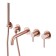 Bath mixer Abber Wasser Kreis AF8130MRG, built -in, shower set