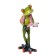 Souvenir Polystone Lak "The Frog cleans the jaw" 16.5x5.8x8.5 cm