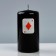 Candle - Poker cylinder, 6 × 11.5 cm, black