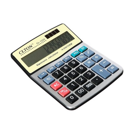 Desktop calculator, CLTON CL-1233, 16-bit-7