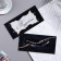 The envelope for the money "Congratulations!" black, marble, 17x8.5 cm