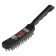 Metallic manual scrap brush, plastic handle, 5-row