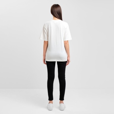 Women's T -shirt MIST OLD SCHOOL Size 44, Milk color-3