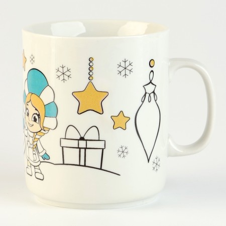New Year's set for creativity. Mug for coloring "New Year's miracle" (partial filling)-3