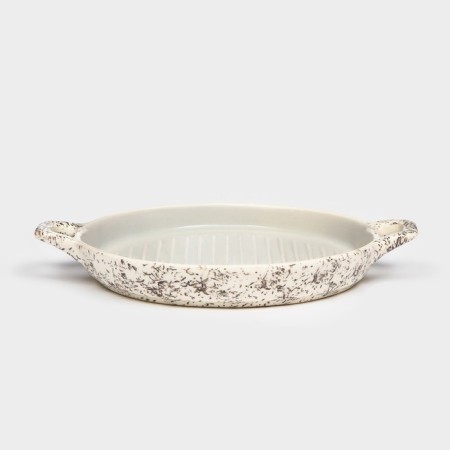 Ceramic baking form "Round", gray, 1 variety, Iran-2