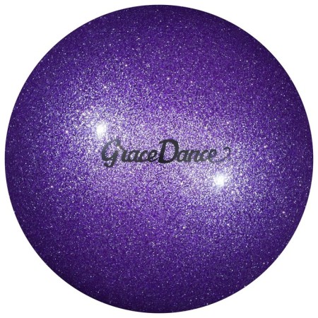 The ball for rhythmic gymnastics with the gloss Grace Dance, 16.5 cm, 280 g, lilac color-1