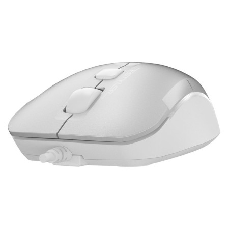 Mouse A4Tech FSTYLER FM26S silver/white optical (2000DPI) Silent USB for laptop (4 103385-5