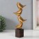 Souvenir Polystone "Four Golden Birds - Pyramid" 14x5x25 cm