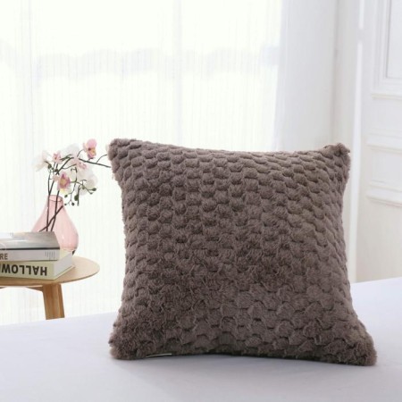 Pillowcase "Avril", size 45x45 cm, mokko color-1