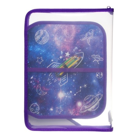 Labor folder A4, 325 x 230 x 25 mm, lightning around, folding bar, plastic, PTR-1, calligrata, "rocket"-6