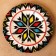 The pancake of Rishtan ceramics Atlas, 24 cm,