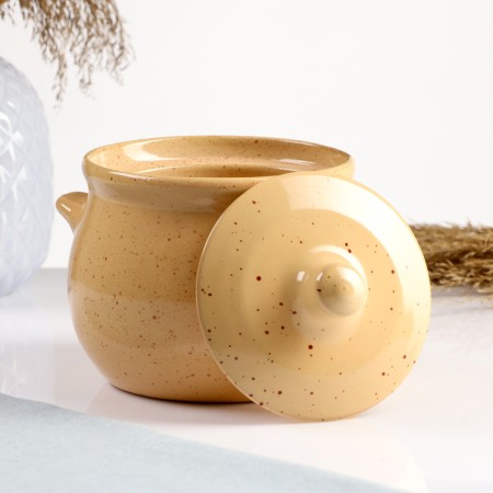 Ceramic Pikanto baking pot 0.65l / 12.5x11.5cm, Karakum-1