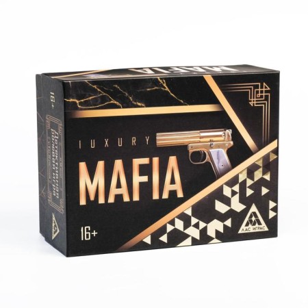 Role -playing game "Luxury Mafia" with masks, 36 cards, 16+-7