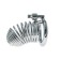 Belt of fidelity "Total cell No. 1", rings d = 5; 4.5; 4 cm, lock, key, metal