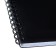 Notepad for spirals A5, 80 sheets, cage, Erichkrause "Words", black, plastic cover silk -screen covers, OFSET BELICT 100%, black