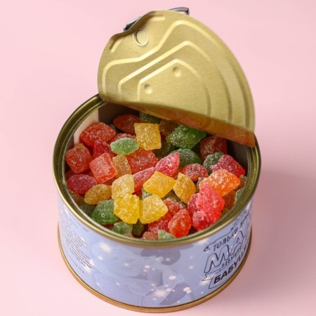 Monpensier "only best mothers", Caramel Lollice in a canvas bank, 140 g-1
