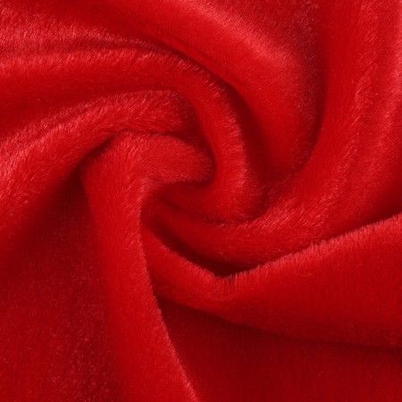 Locum for needlework artificial fur, set 2 species 40x40 cm, red, yellow-7